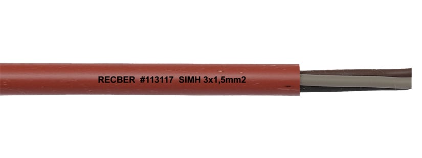 Reçber SIMH 2x2,5 Yangına Dayanıklı Kablo 100 Metre